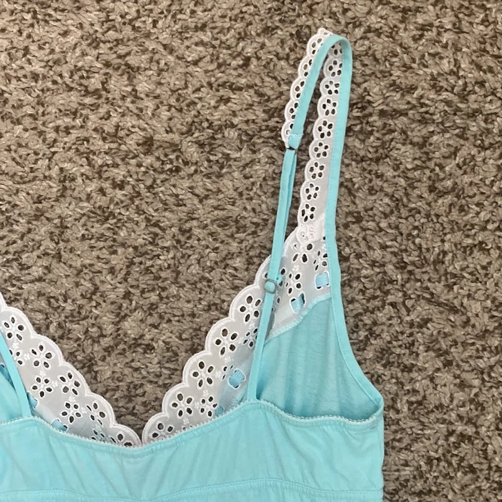 NWOT Victoria’s Secret Eyelet Lace Cotton Slip - Picture 13 of 13